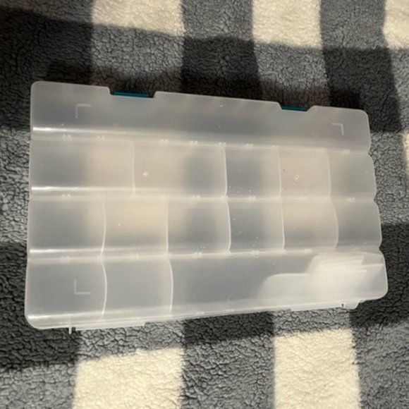 Plastic Storage case with Adjustable Compartments for Crafts Jewelry B… - Picture 3 of 13